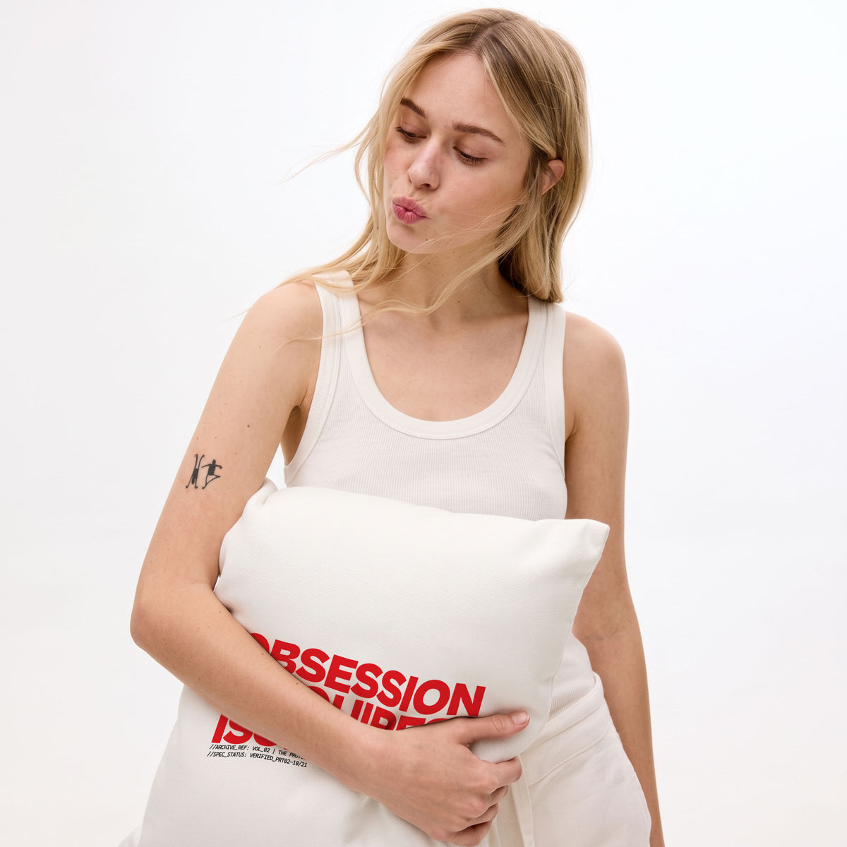 OBSESSION REQUIRES ISOLATION | Throw Pillow | Vol. 2