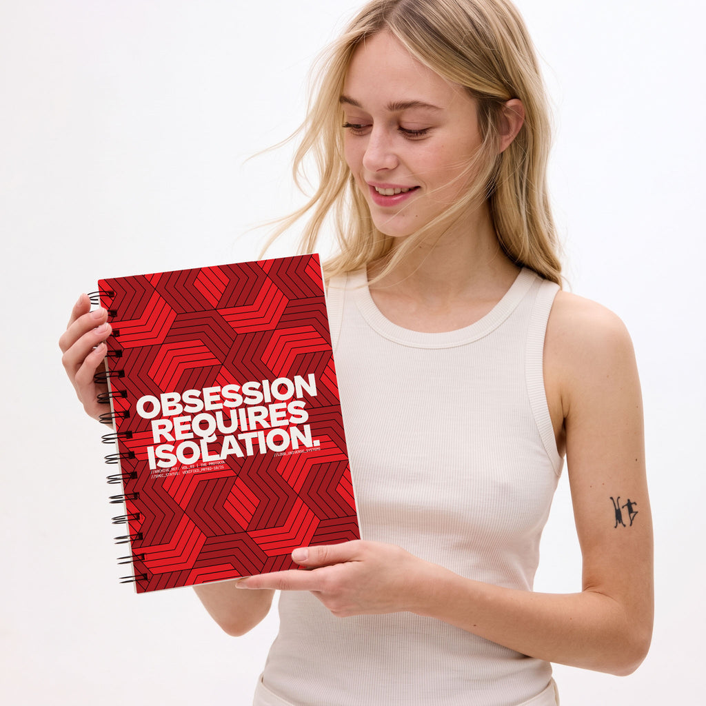 OBSESSION REQUIRES ISOLATION | Hardcover Notebook | Vol. 2