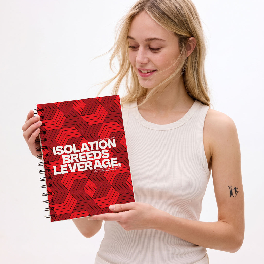 ISOLATION BREEDS LEVERAGE | Hardcover Notebook | Vol. 2