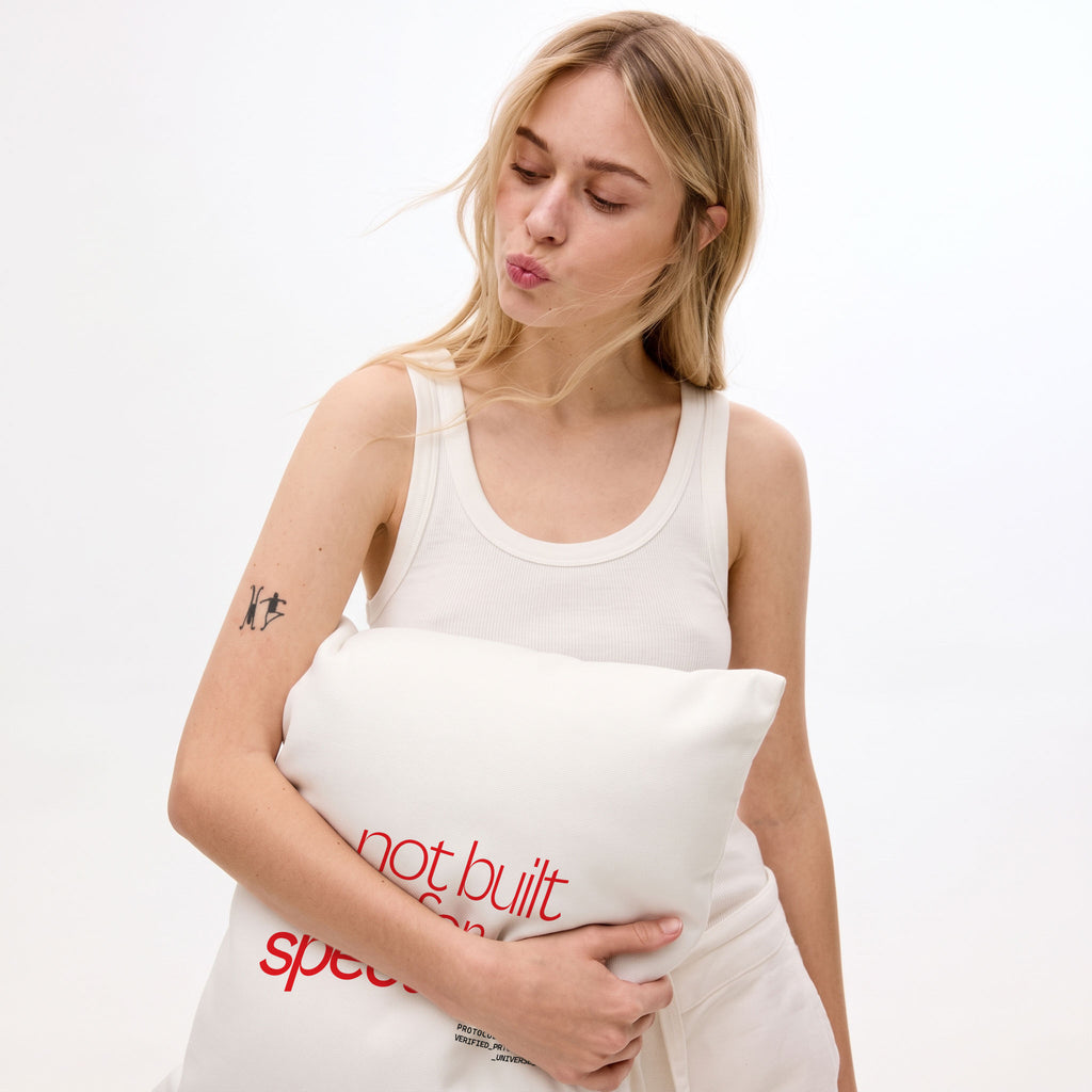 NOT BUILT FOR SPECTATORS | Throw Pillow | Vol. 2
