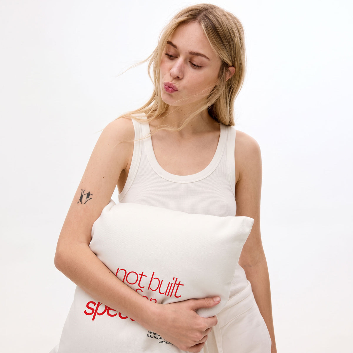 NOT BUILT FOR SPECTATORS | Throw Pillow | Vol. 2
