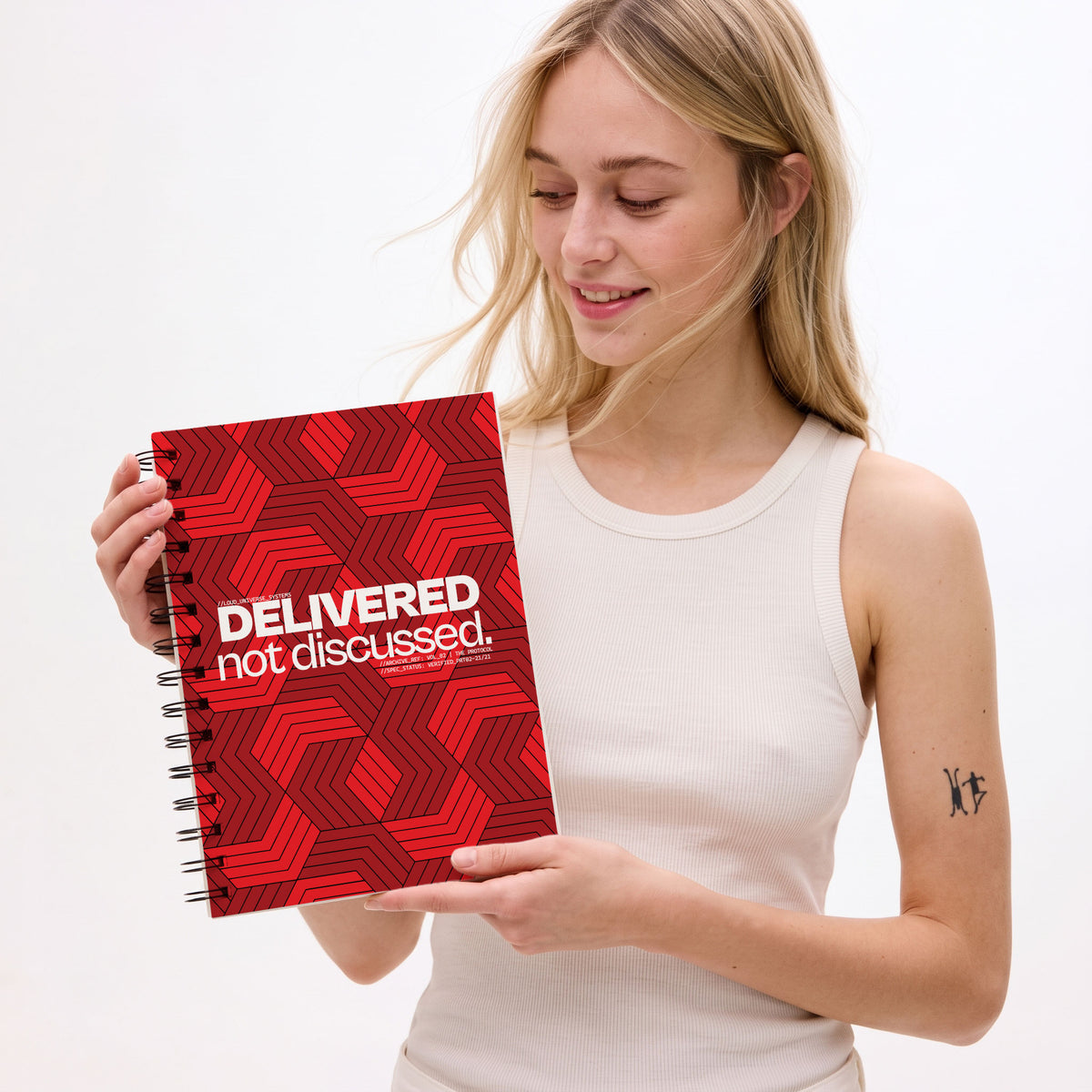 DELIVERED, NOT DISCUSSED | Hardcover Notebook | Vol. 2