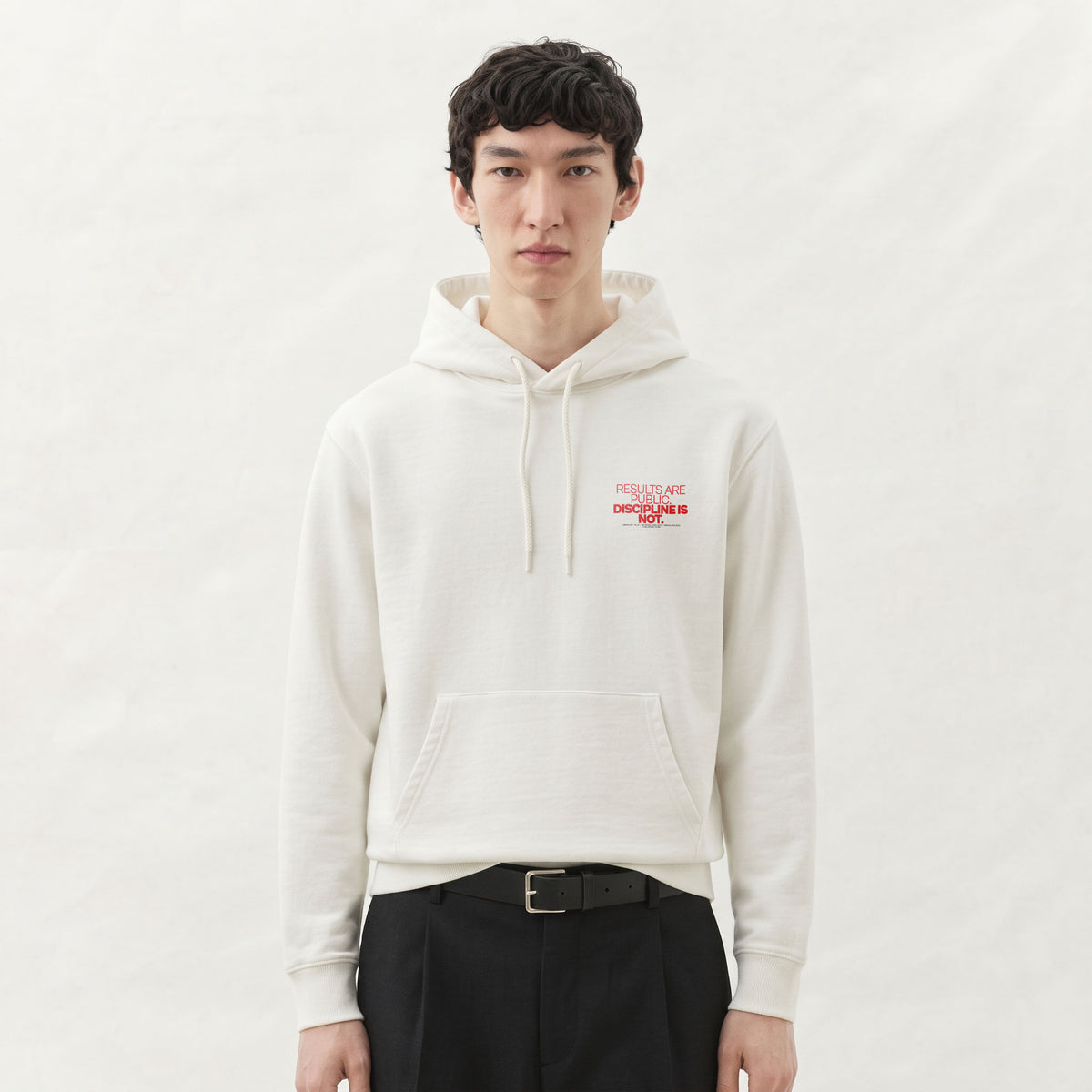 RESULTS ARE PUBLIC DISCIPLINE IS NOT | Unisex Heavyweight French Terry Hoodie | Vol. 2