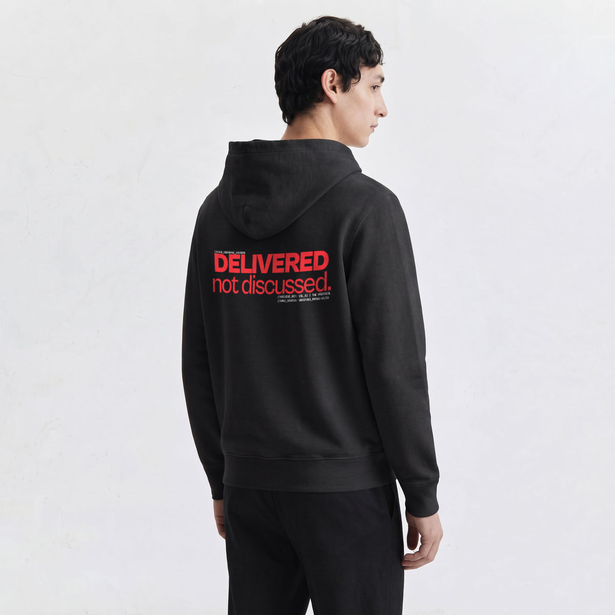 DELIVERED, NOT DISCUSSED | Unisex Heavyweight French Terry Hoodie | Vol. 2