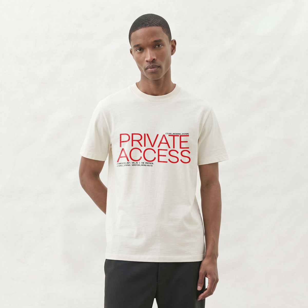 PRIVATE ACCESS | Unisex Regular Fit Minimalist T-Shirt | Vol. 2