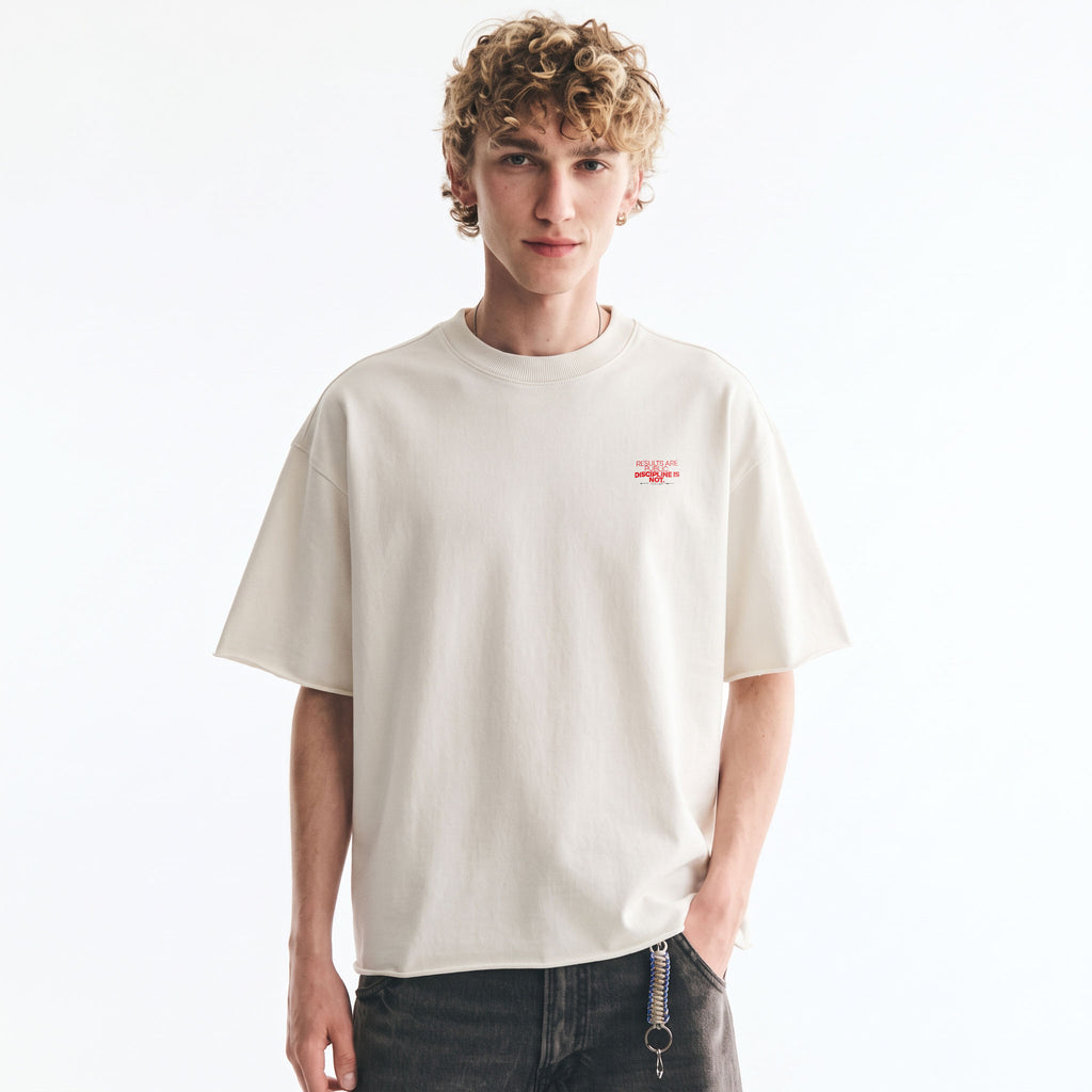RESULTS ARE PUBLIC DISCIPLINE IS NOT | Unisex Oversized Heavyweight T-Shirt  | Vol. 2