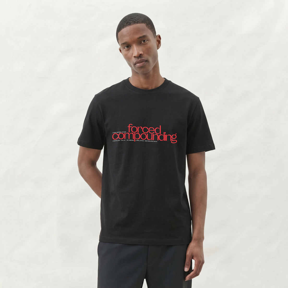 FORCED COMPOUNDING | Unisex Regular Fit Minimalist T-Shirt | Vol. 2