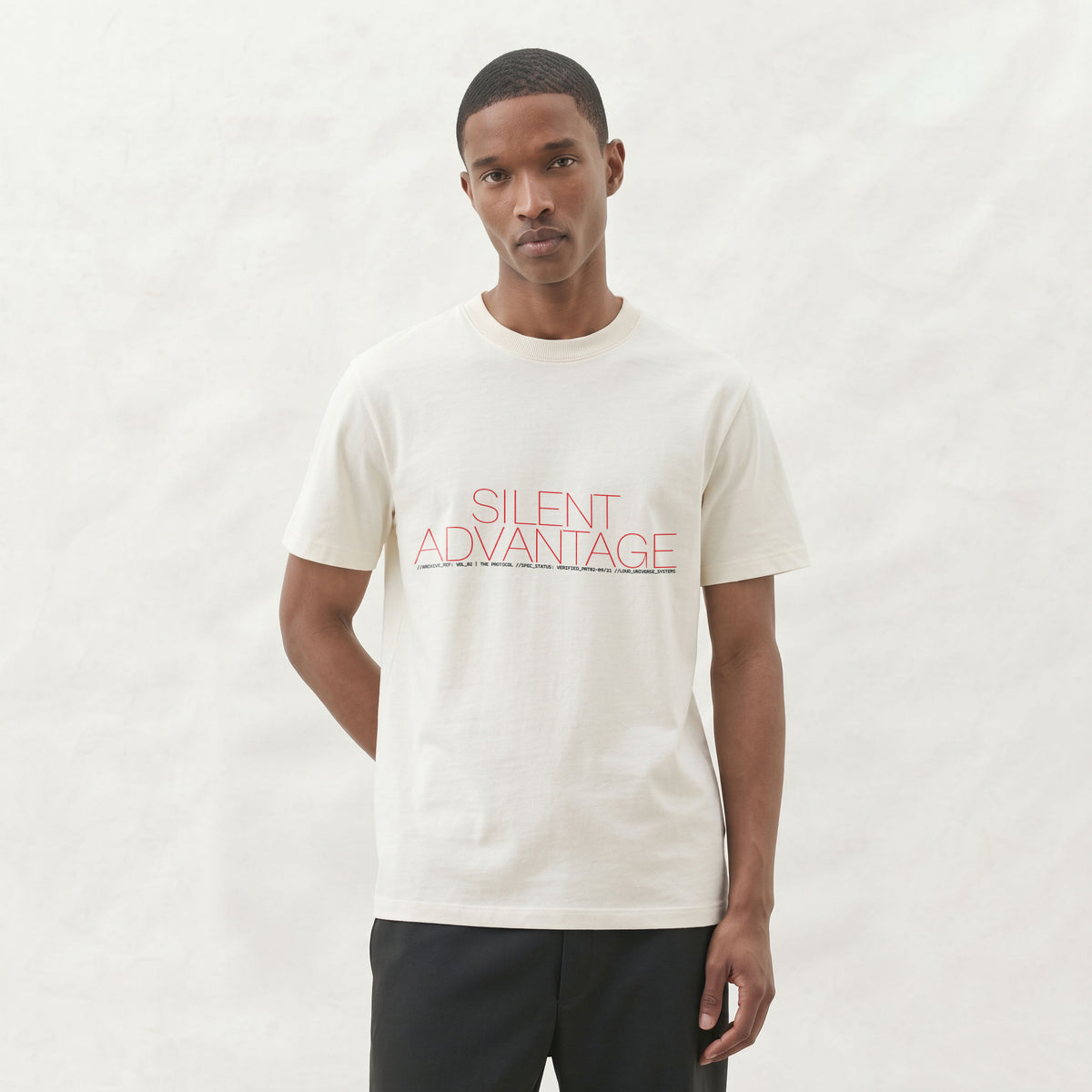 SILENT ADVANTAGE | Unisex Regular Fit Minimalist T-Shirt | Vol. 2