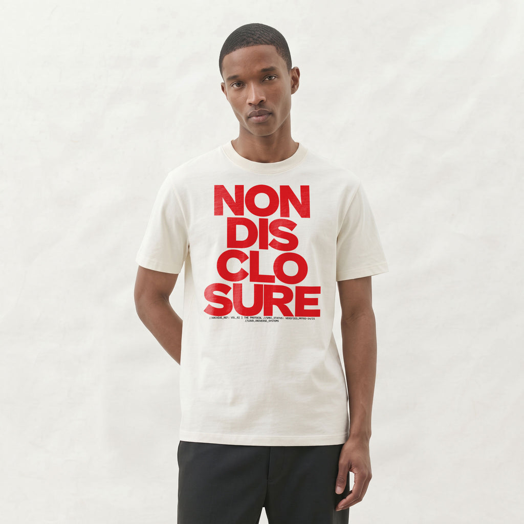 NON-DISCLOSURE | Unisex Regular Fit Minimalist T-Shirt | Vol. 2