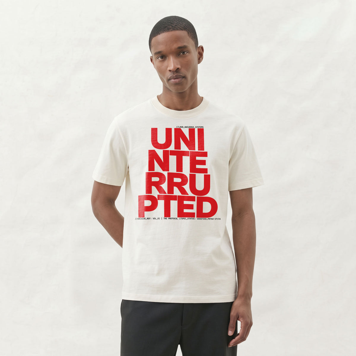 UNINTERRUPTED COMPOUNDING | Unisex Regular Fit Minimalist T-Shirt | Vol. 2