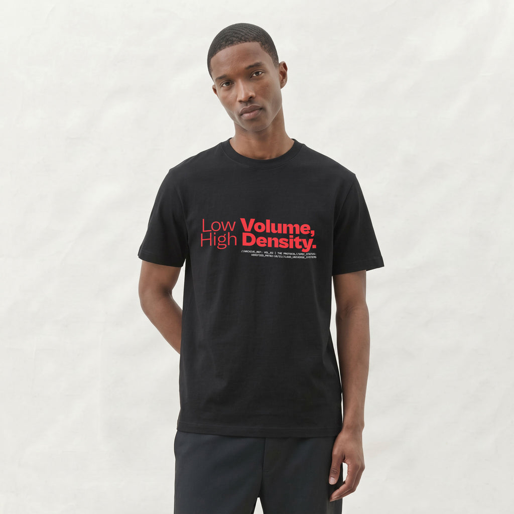 LOW VOLUME HIGH DENSITY | Unisex Regular Fit Minimalist T-Shirt | Vol. 2