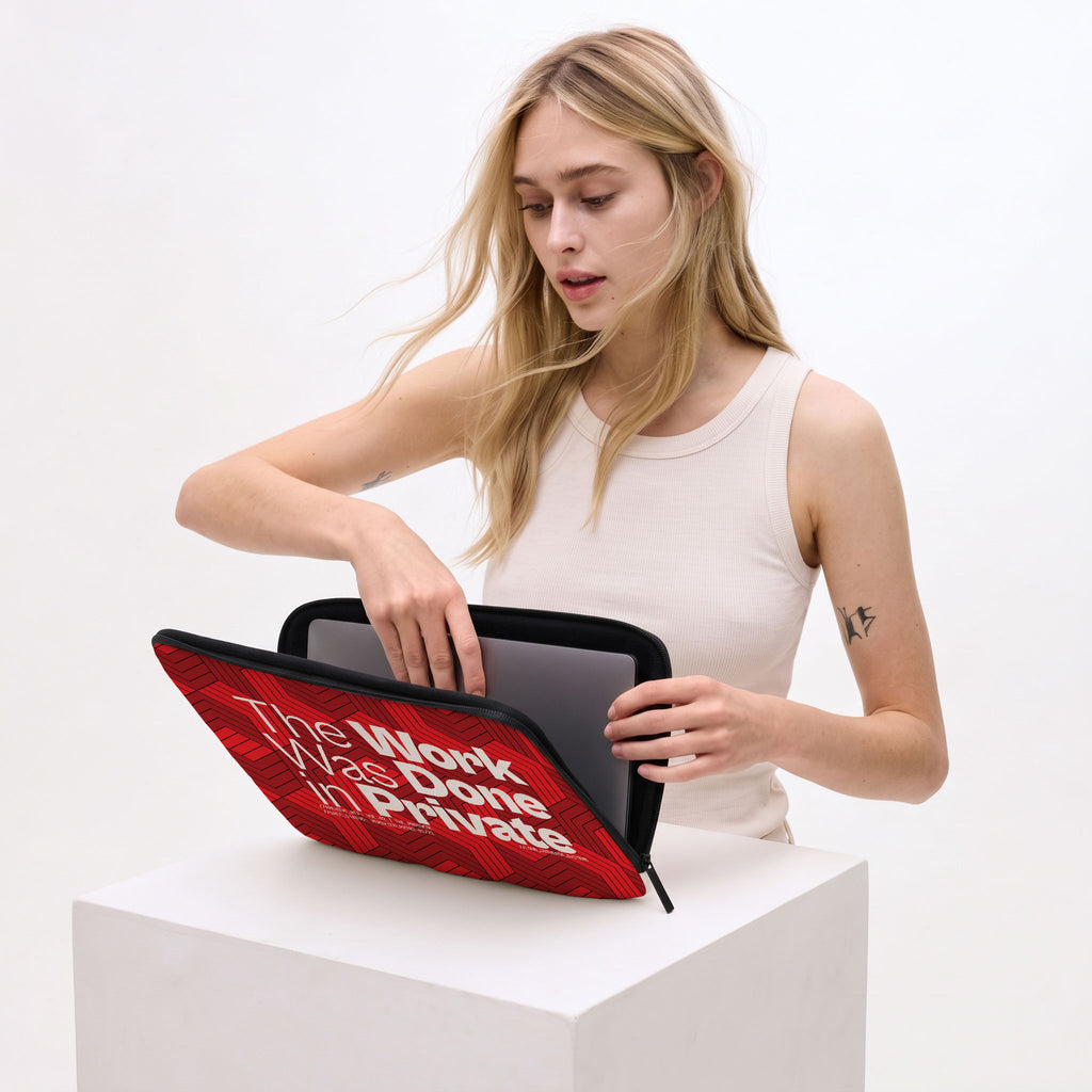 THE WORK WAS DONE IN PRIVATE | Protective Laptop Sleeve  | Vol. 2