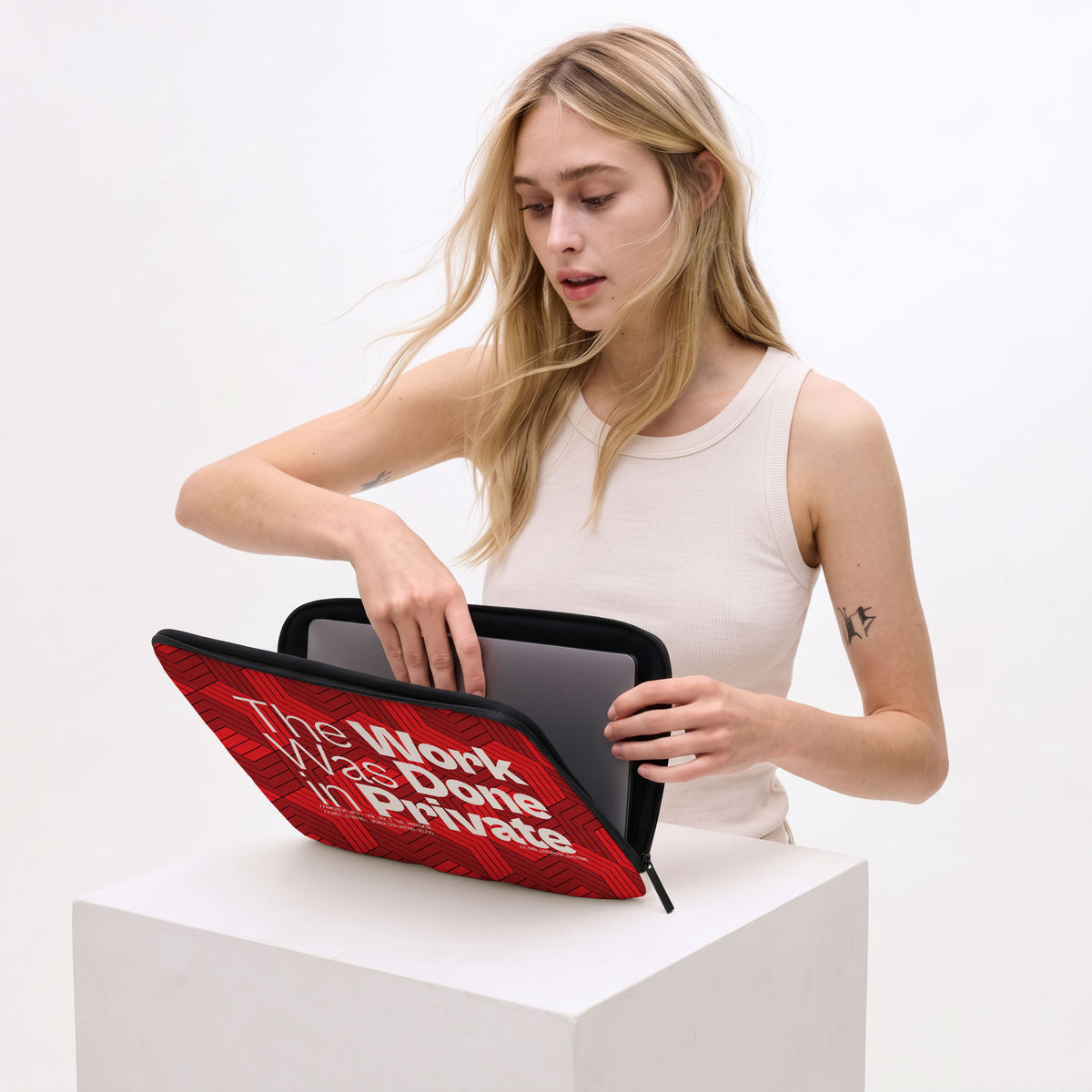 THE WORK WAS DONE IN PRIVATE | Protective Laptop Sleeve  | Vol. 2