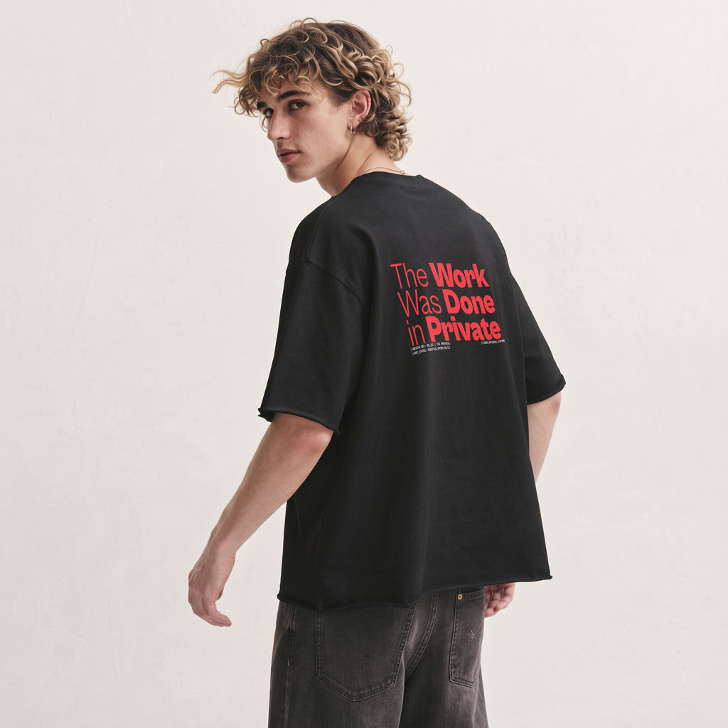 THE WORK WAS DONE IN PRIVATE | Unisex Oversized Heavyweight T-Shirt  | Vol. 2
