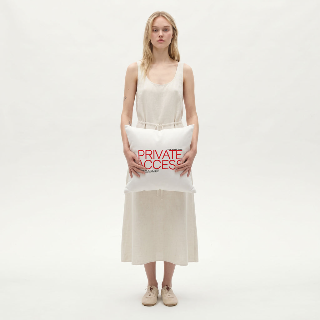 PRIVATE ACCESS | Throw Pillow | Vol. 2