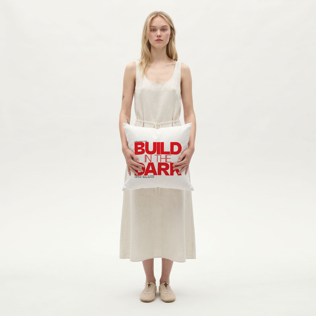 BUILD IN THE DARK | Throw Pillow | Vol. 2