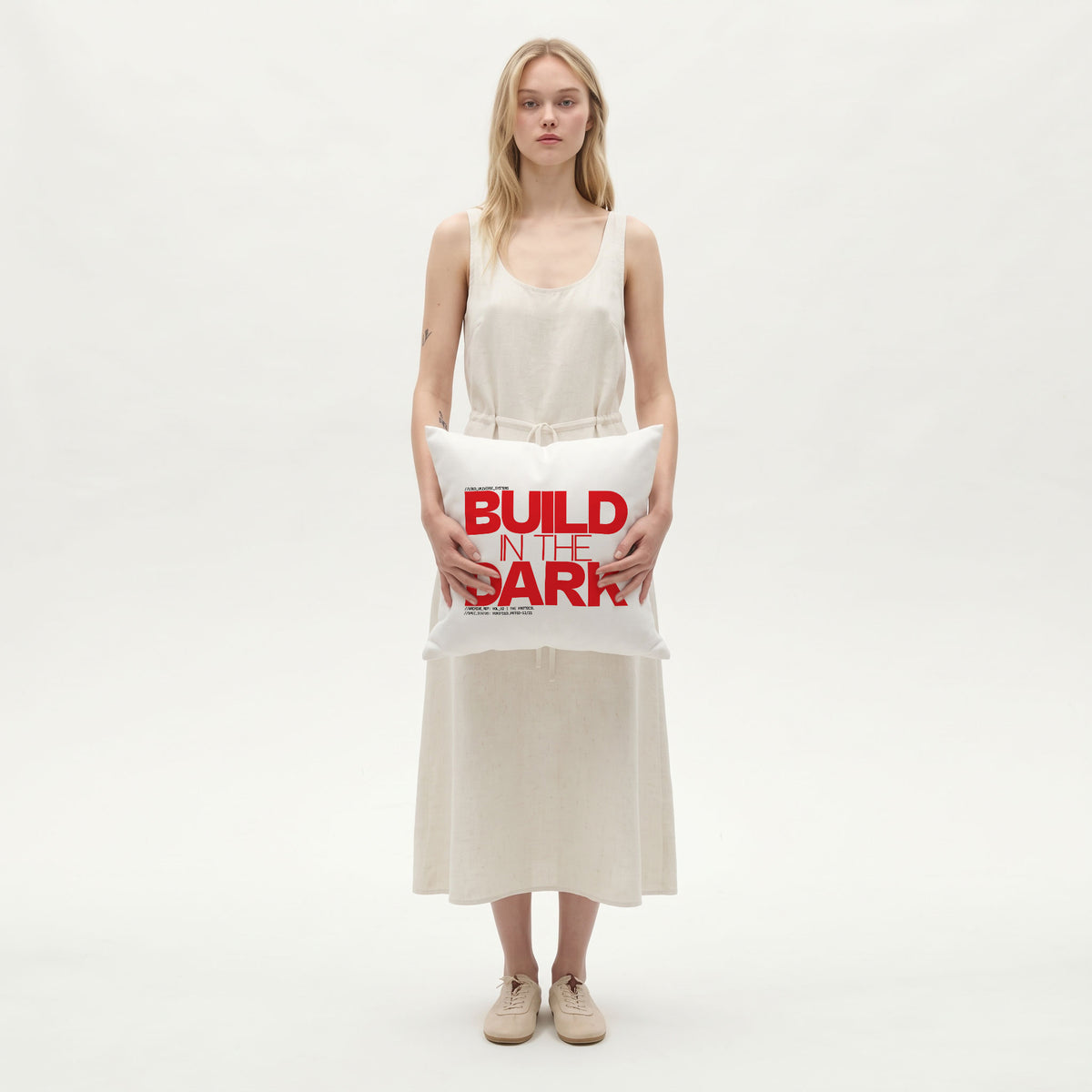 BUILD IN THE DARK | Throw Pillow | Vol. 2