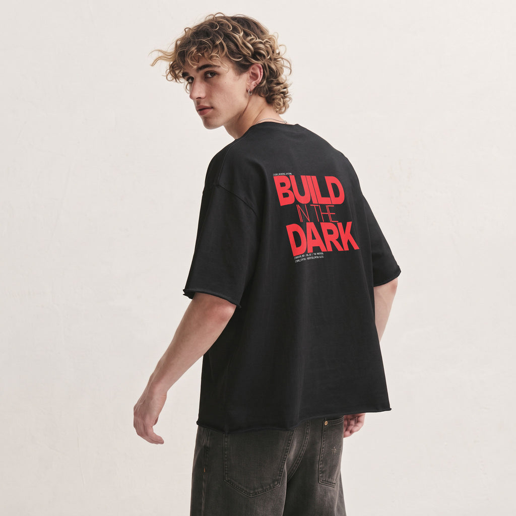 BUILD IN THE DARK | Unisex Oversized Heavyweight T-Shirt  | Vol. 2