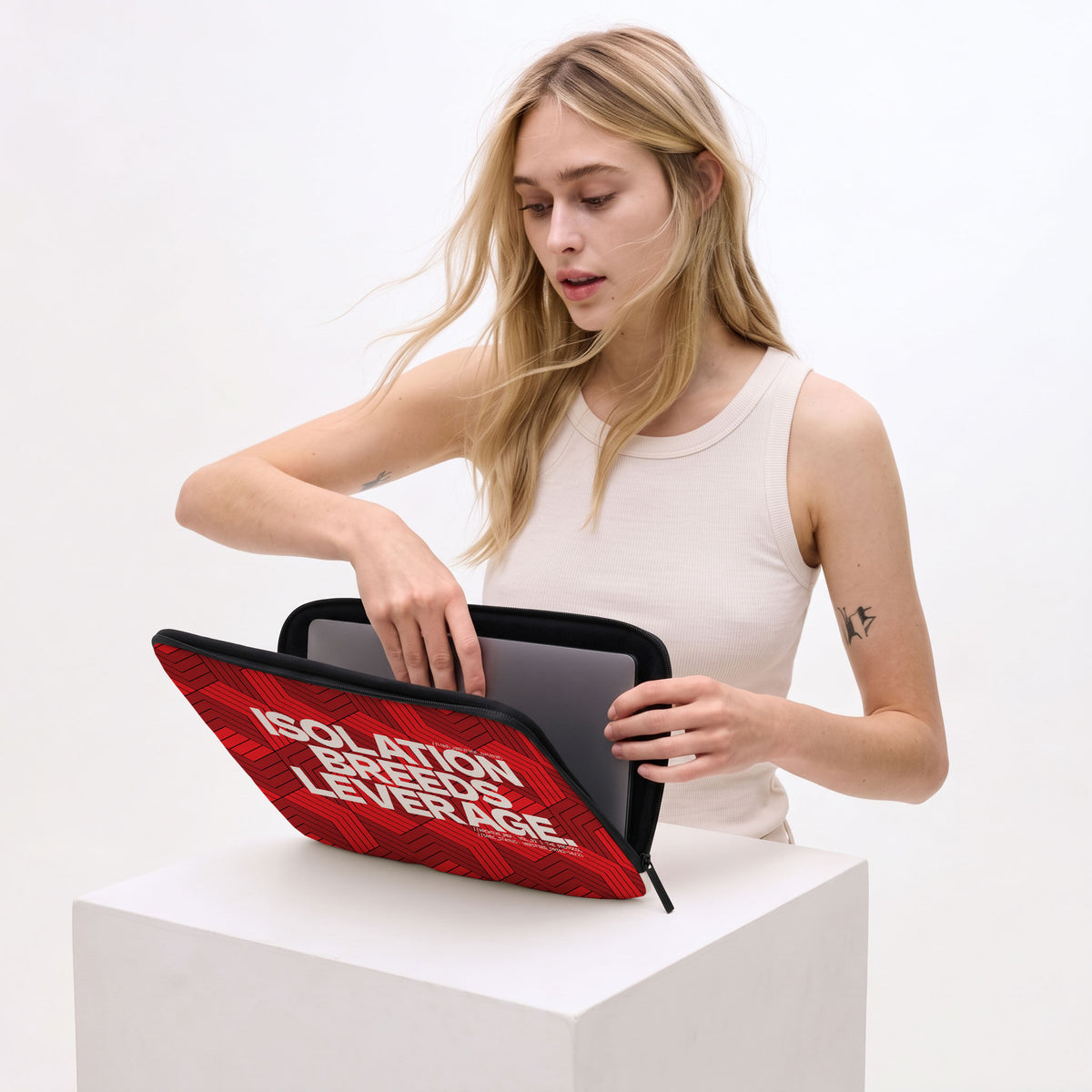 ISOLATION BREEDS LEVERAGE | Protective Laptop Sleeve  | Vol. 2