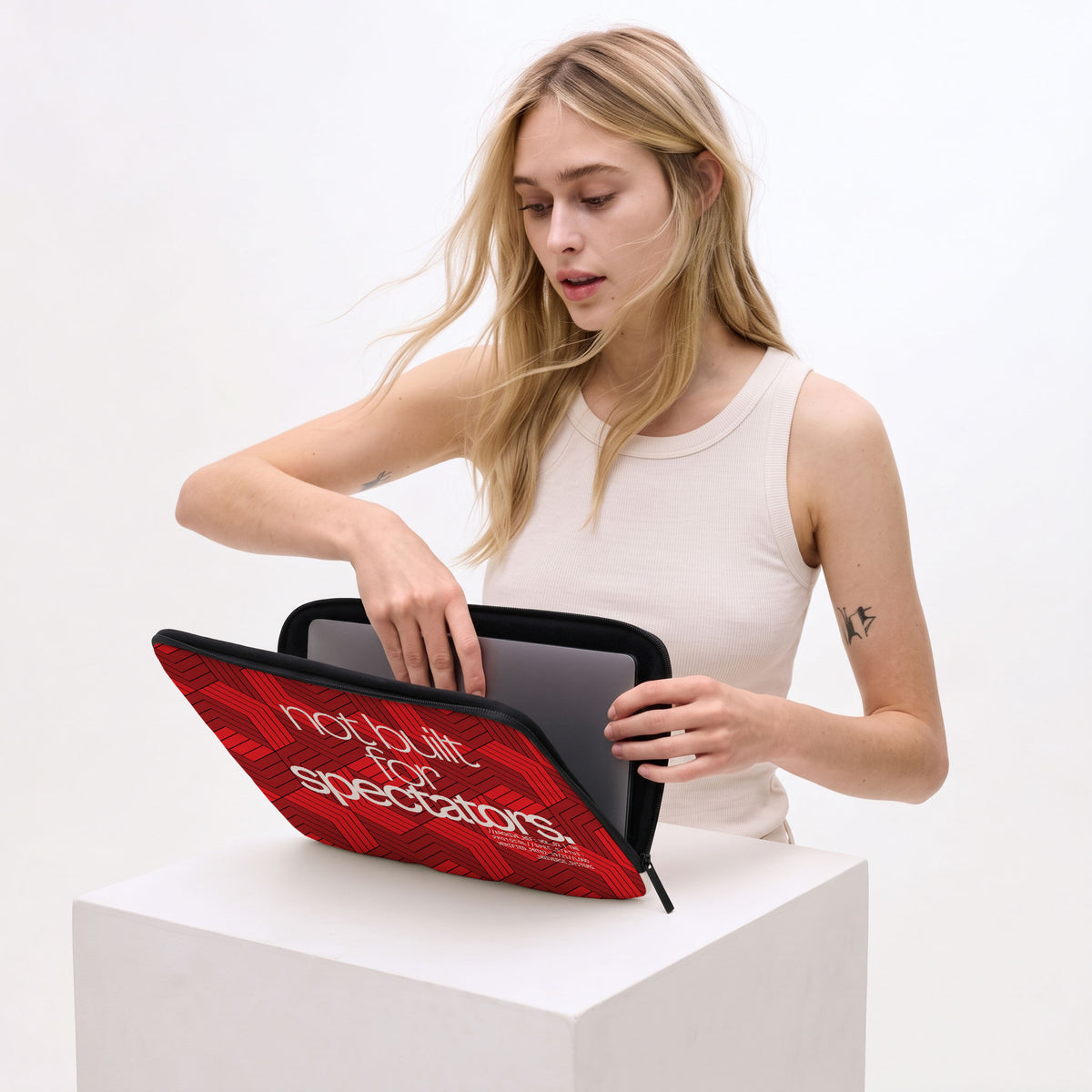 NOT BUILT FOR SPECTATORS | Protective Laptop Sleeve  | Vol. 2