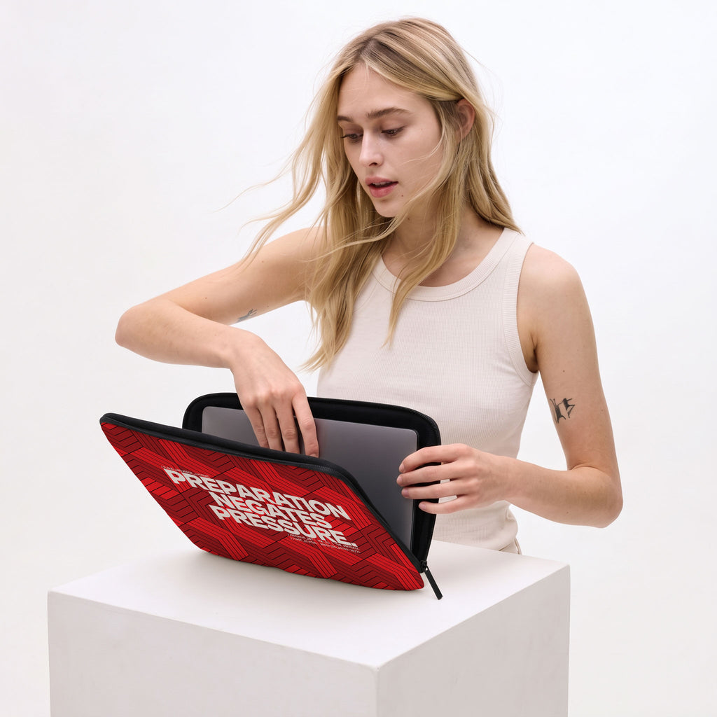 PREPARATION NEGATES PRESSURE | Protective Laptop Sleeve  | Vol. 2