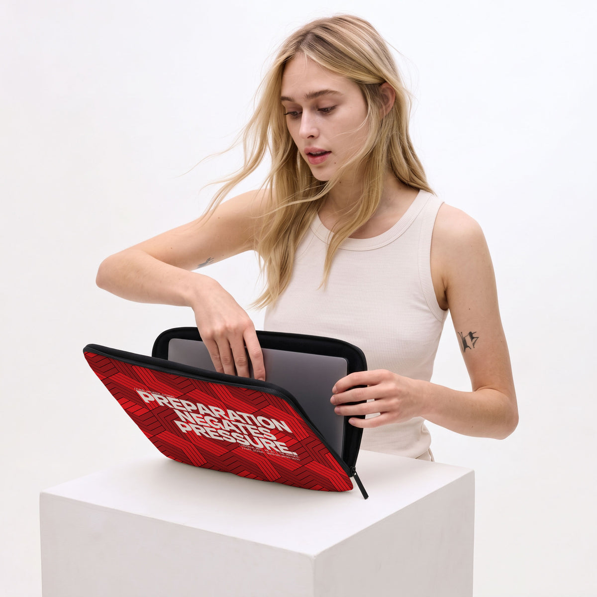 PREPARATION NEGATES PRESSURE | Protective Laptop Sleeve  | Vol. 2