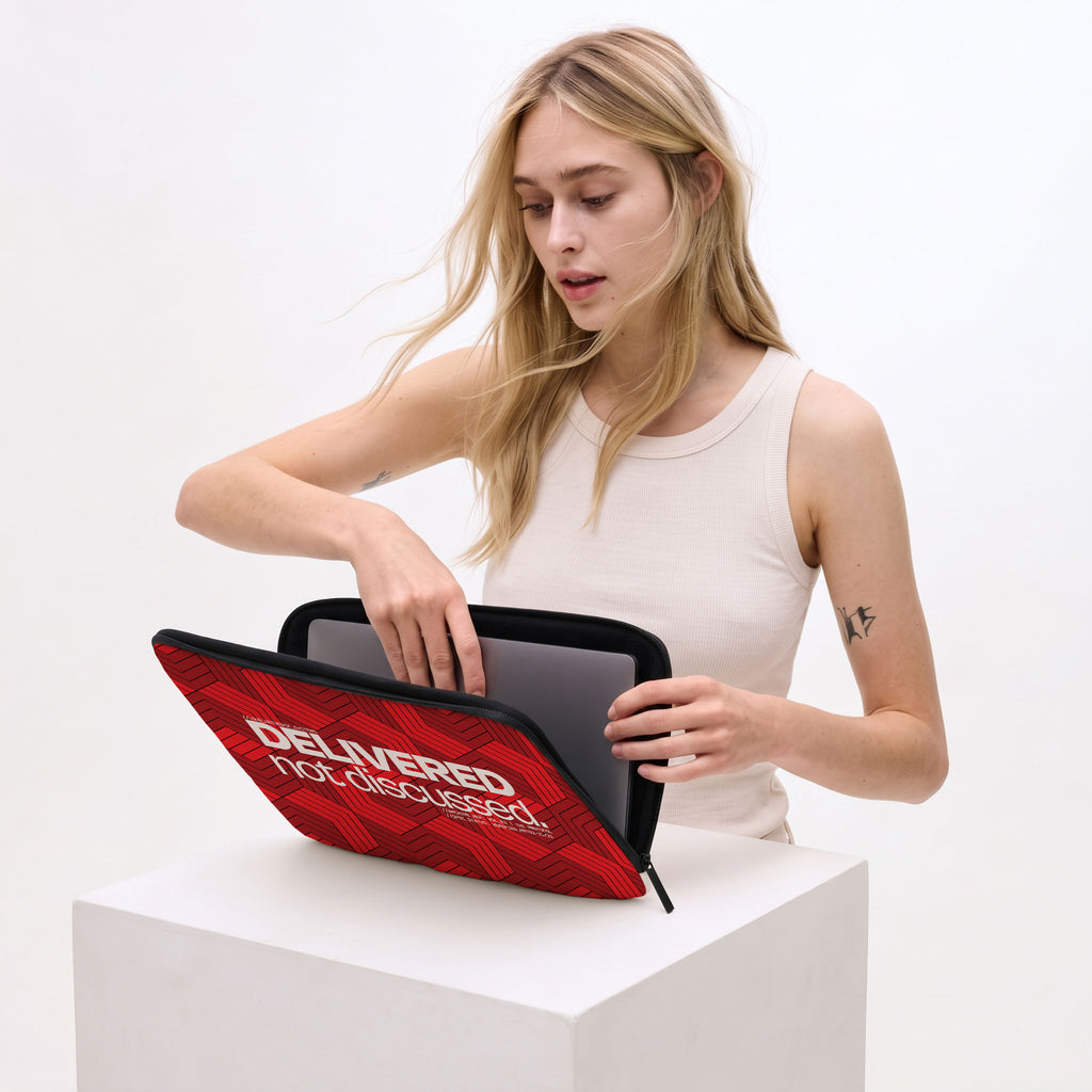 DELIVERED, NOT DISCUSSED | Protective Laptop Sleeve  | Vol. 2