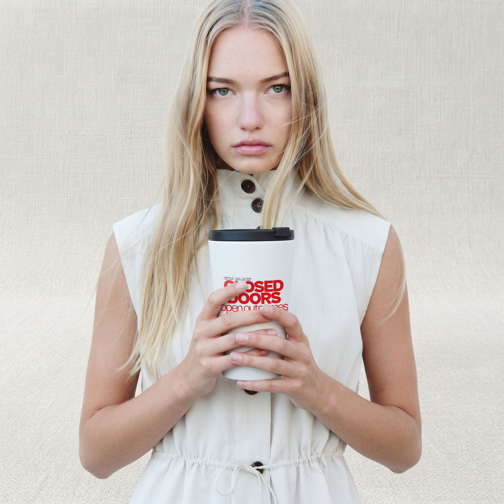CLOSED DOORS OPEN OUTCOMES | Cone Insulated Tumbler | Vol. 2
