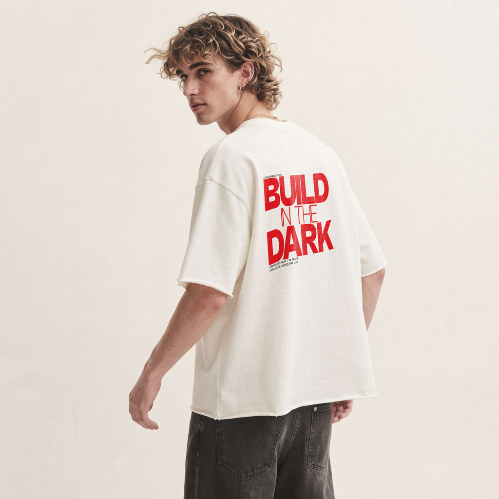 BUILD IN THE DARK | Unisex Oversized Heavyweight T-Shirt  | Vol. 2