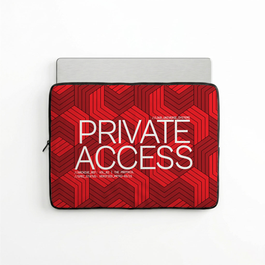 PRIVATE ACCESS | Protective Laptop Sleeve  | Vol. 2