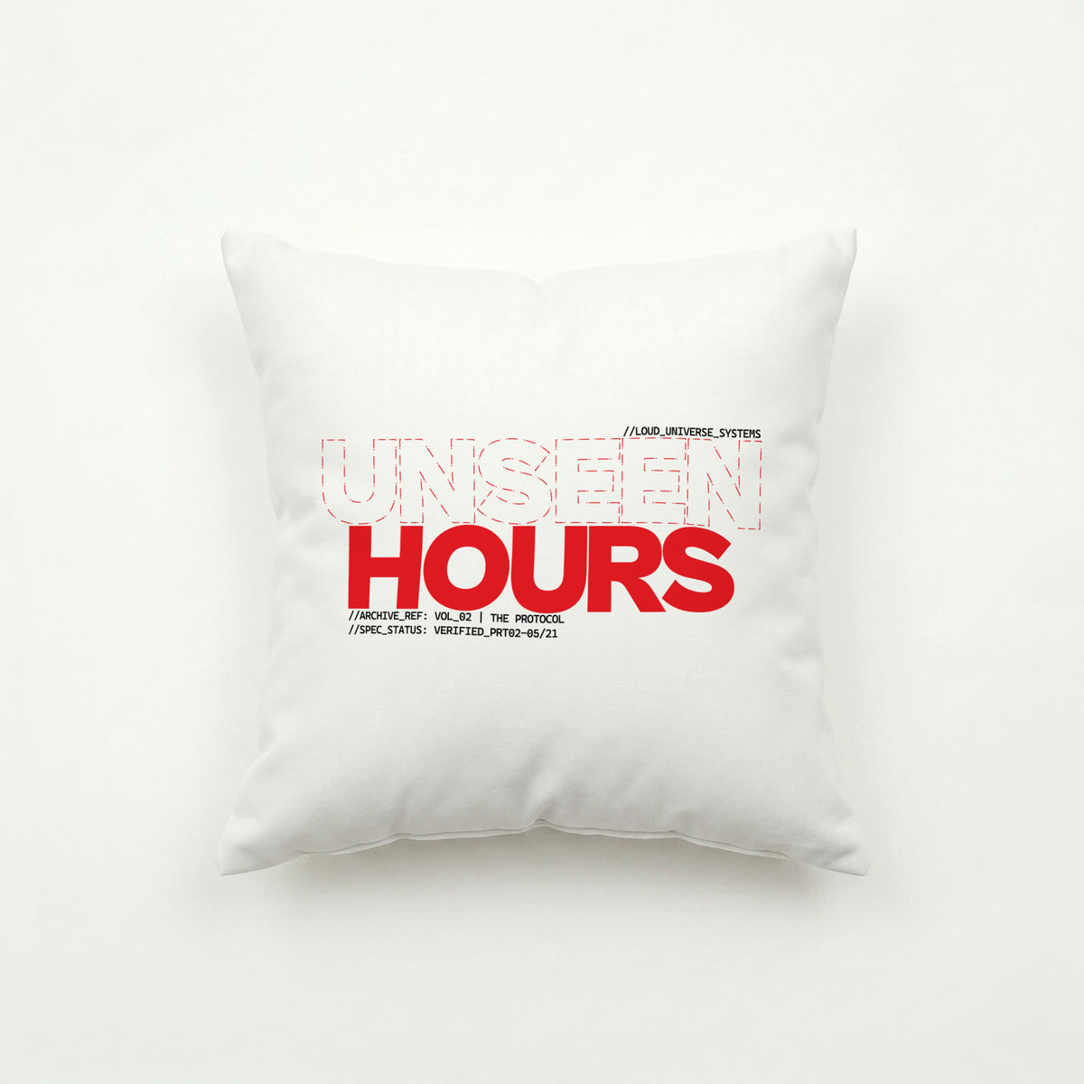 UNSEEN HOURS | Throw Pillow | Vol. 2