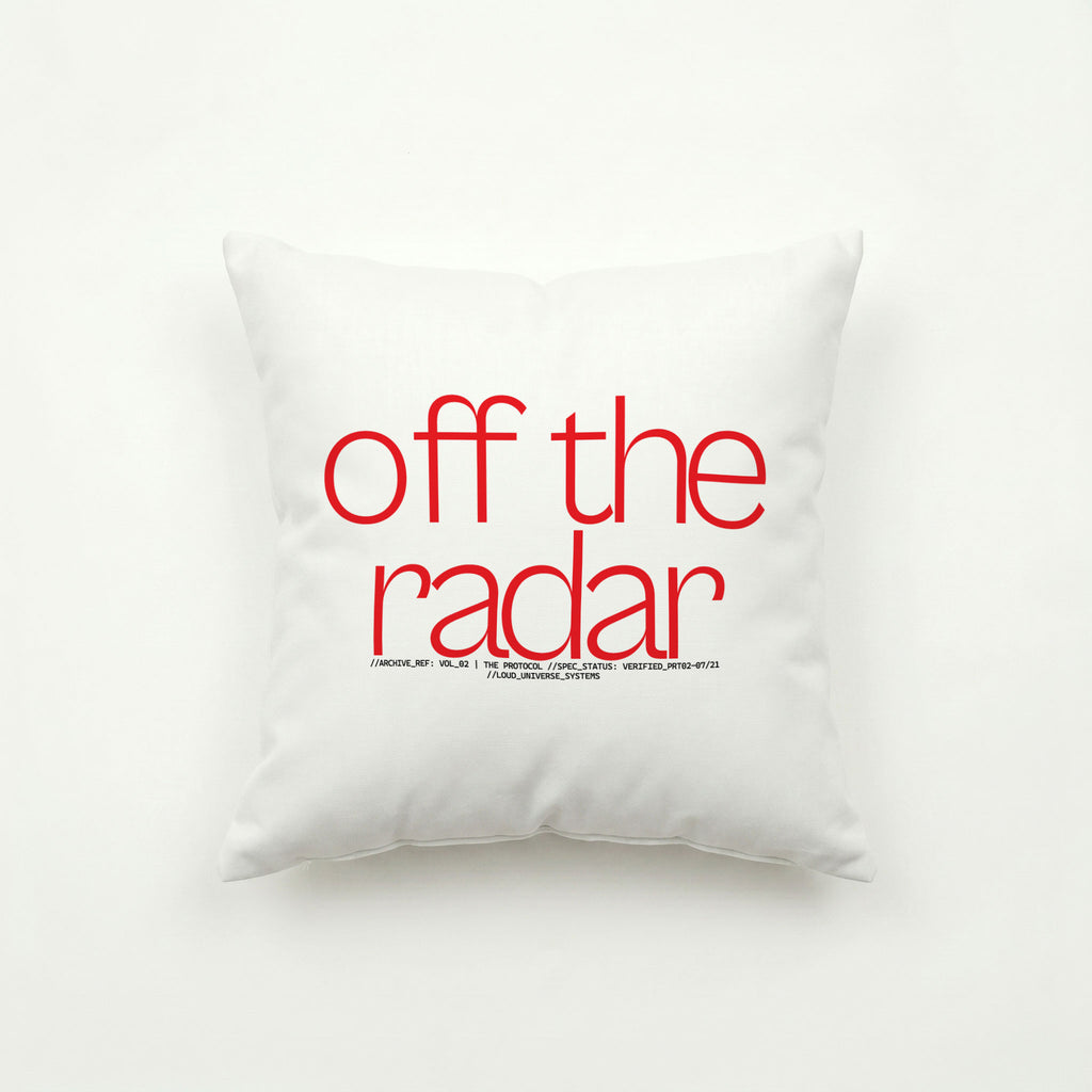 OFF THE RADAR | Throw Pillow | Vol. 2