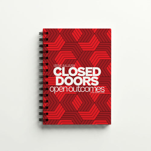 CLOSED DOORS OPEN OUTCOMES | Hardcover Notebook | Vol. 2