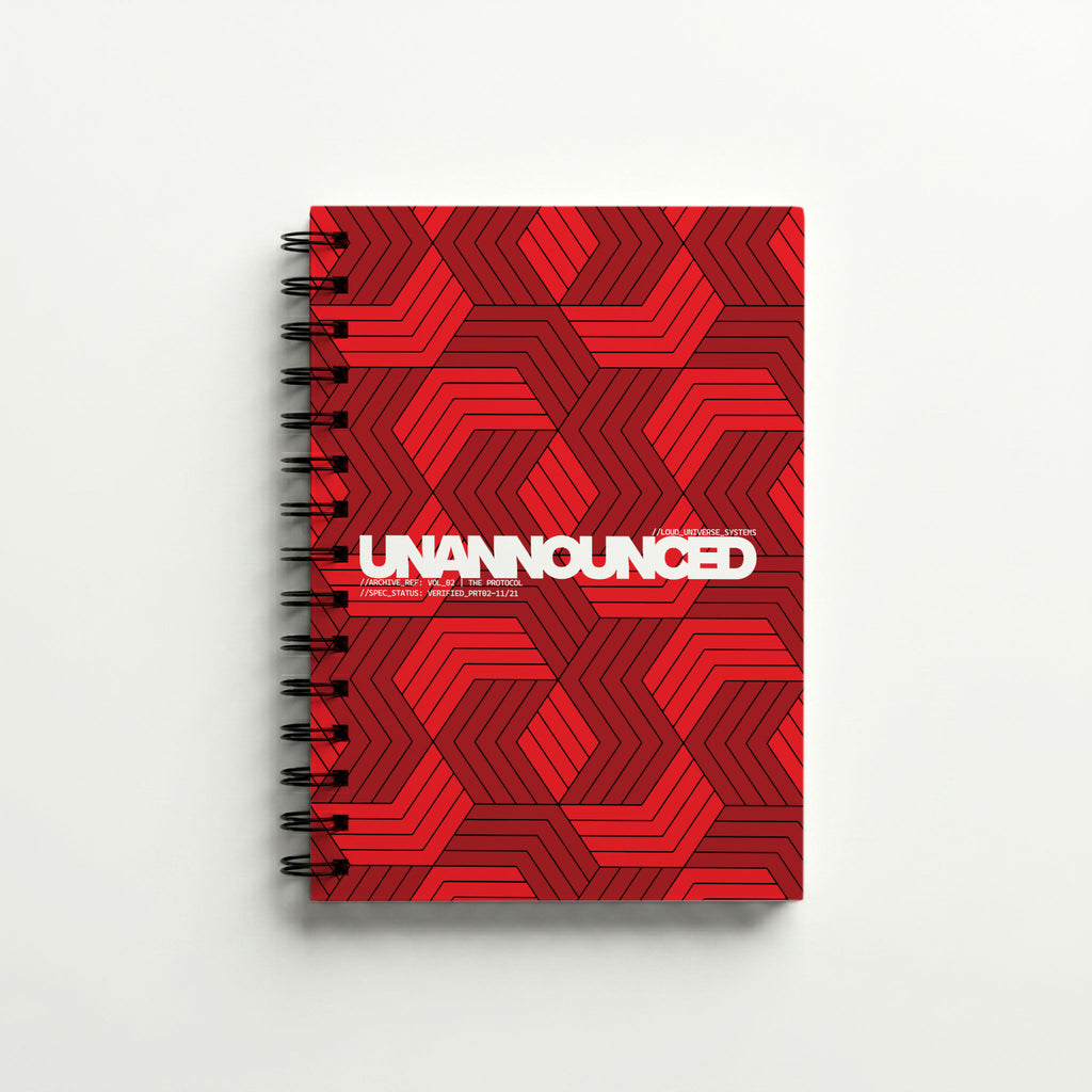 UNANNOUNCED | Hardcover Notebook | Vol. 2