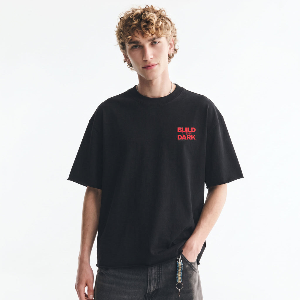 BUILD IN THE DARK | Unisex Oversized Heavyweight T-Shirt  | Vol. 2