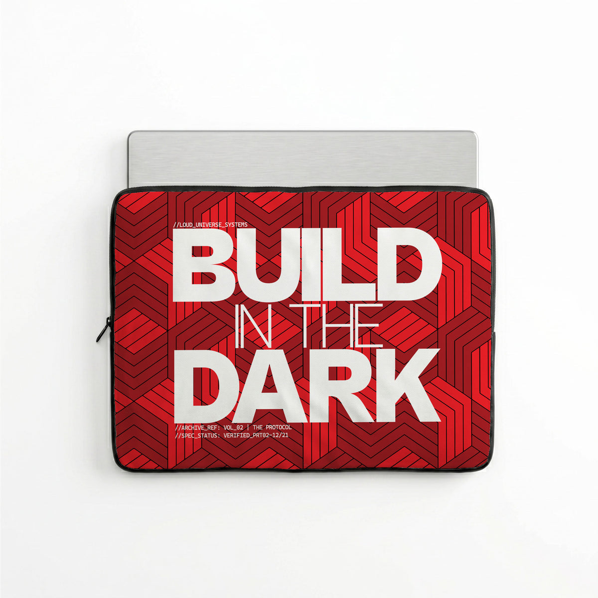BUILD IN THE DARK | Protective Laptop Sleeve  | Vol. 2