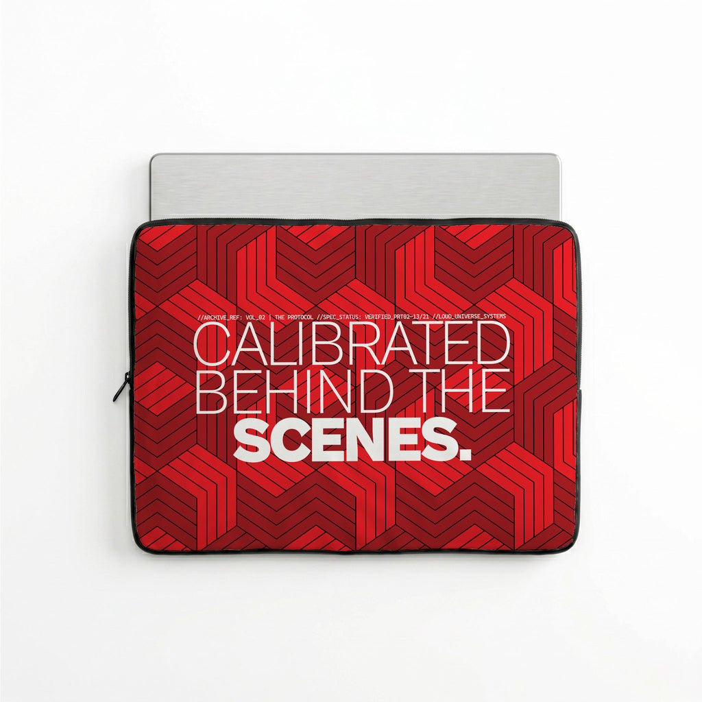 CALIBRATED BEHIND THE SCENES | Protective Laptop Sleeve  | Vol. 2