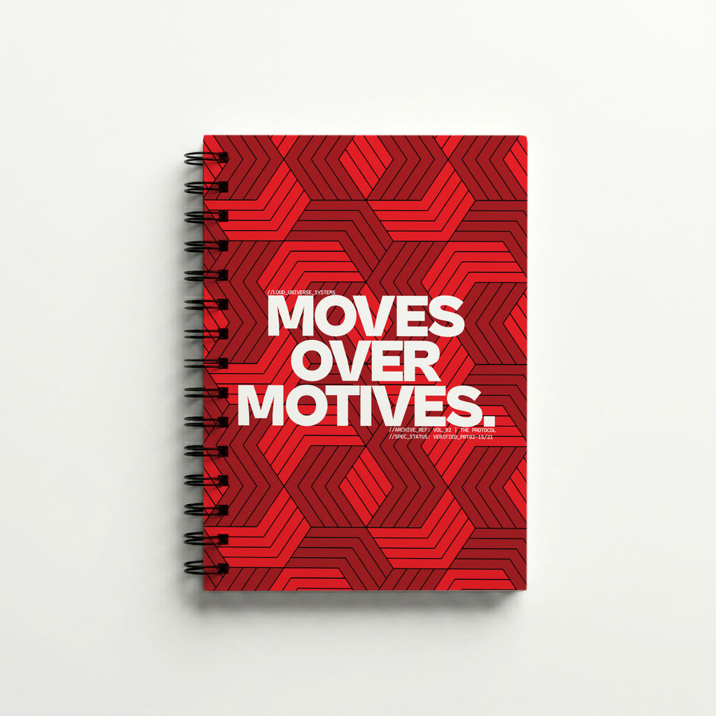 MOVES OVER MOTIVES | Hardcover Notebook | Vol. 2