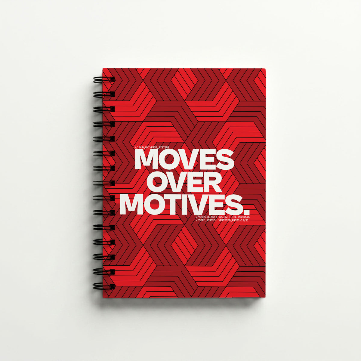 MOVES OVER MOTIVES | Hardcover Notebook | Vol. 2