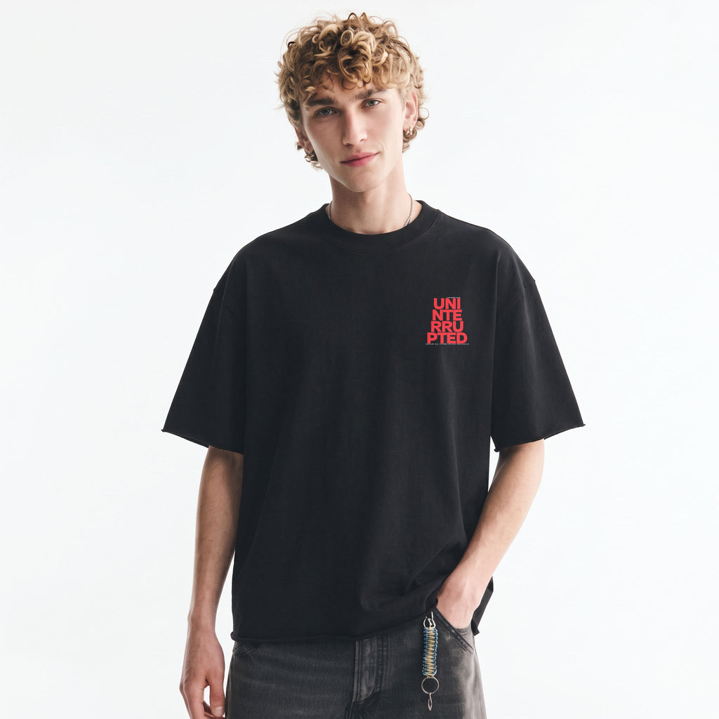 UNINTERRUPTED COMPOUNDING | Unisex Oversized Heavyweight T-Shirt  | Vol. 2