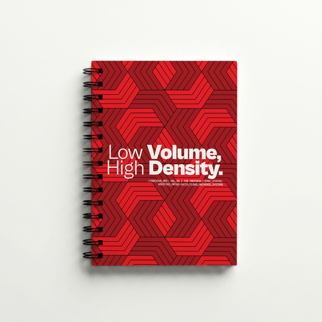 LOW VOLUME HIGH DENSITY | Hardcover Notebook | Vol. 2