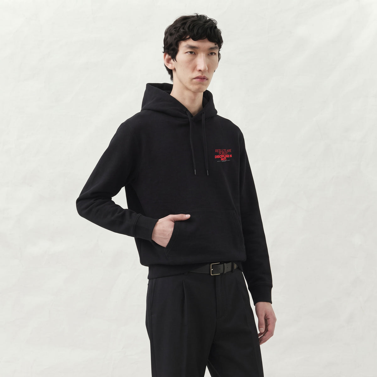 RESULTS ARE PUBLIC DISCIPLINE IS NOT | Unisex Heavyweight French Terry Hoodie | Vol. 2