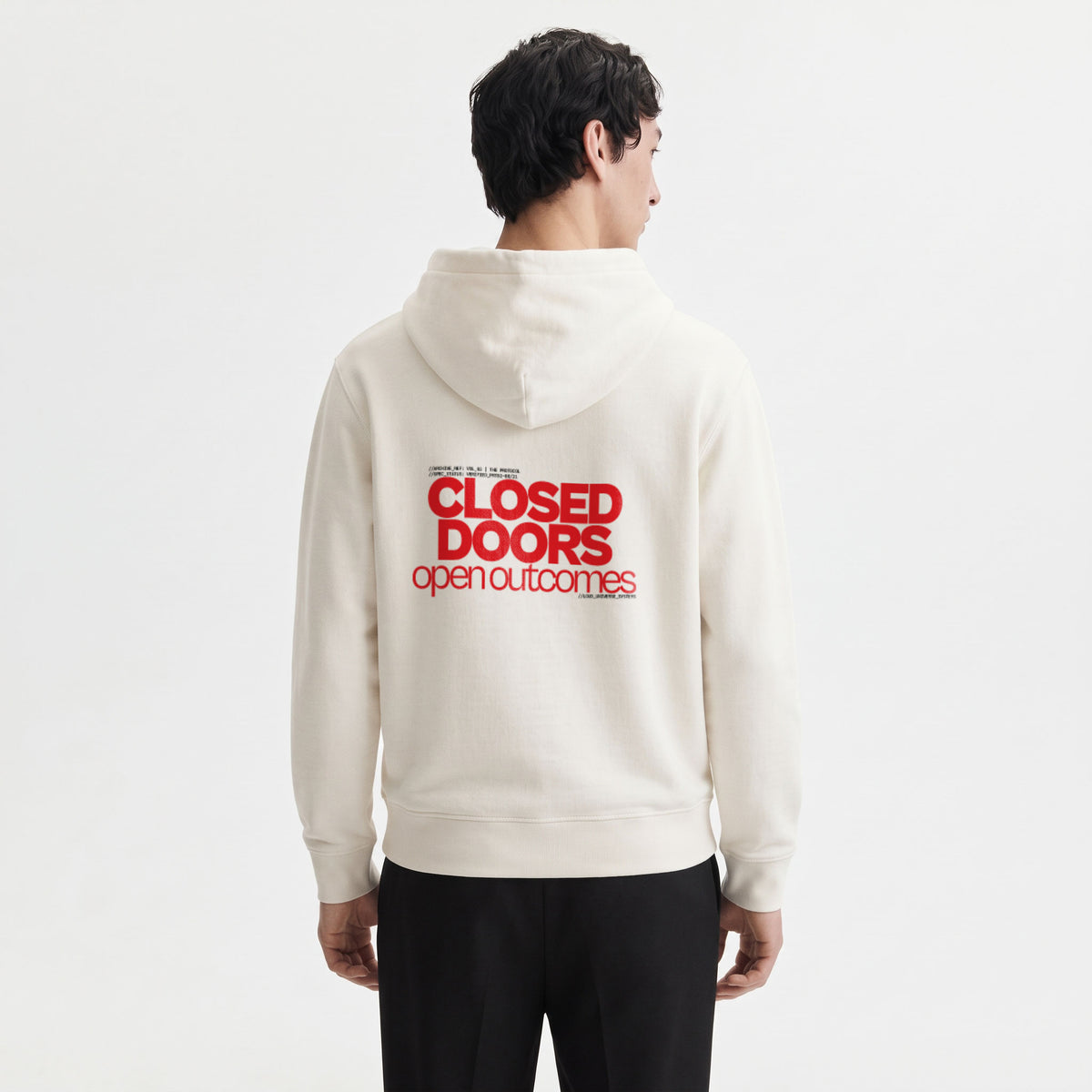 CLOSED DOORS OPEN OUTCOMES | Unisex Heavyweight French Terry Hoodie | Vol. 2