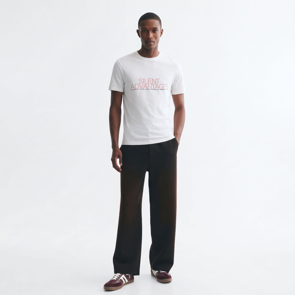 SILENT ADVANTAGE | Unisex Regular Fit Minimalist T-Shirt | Vol. 2
