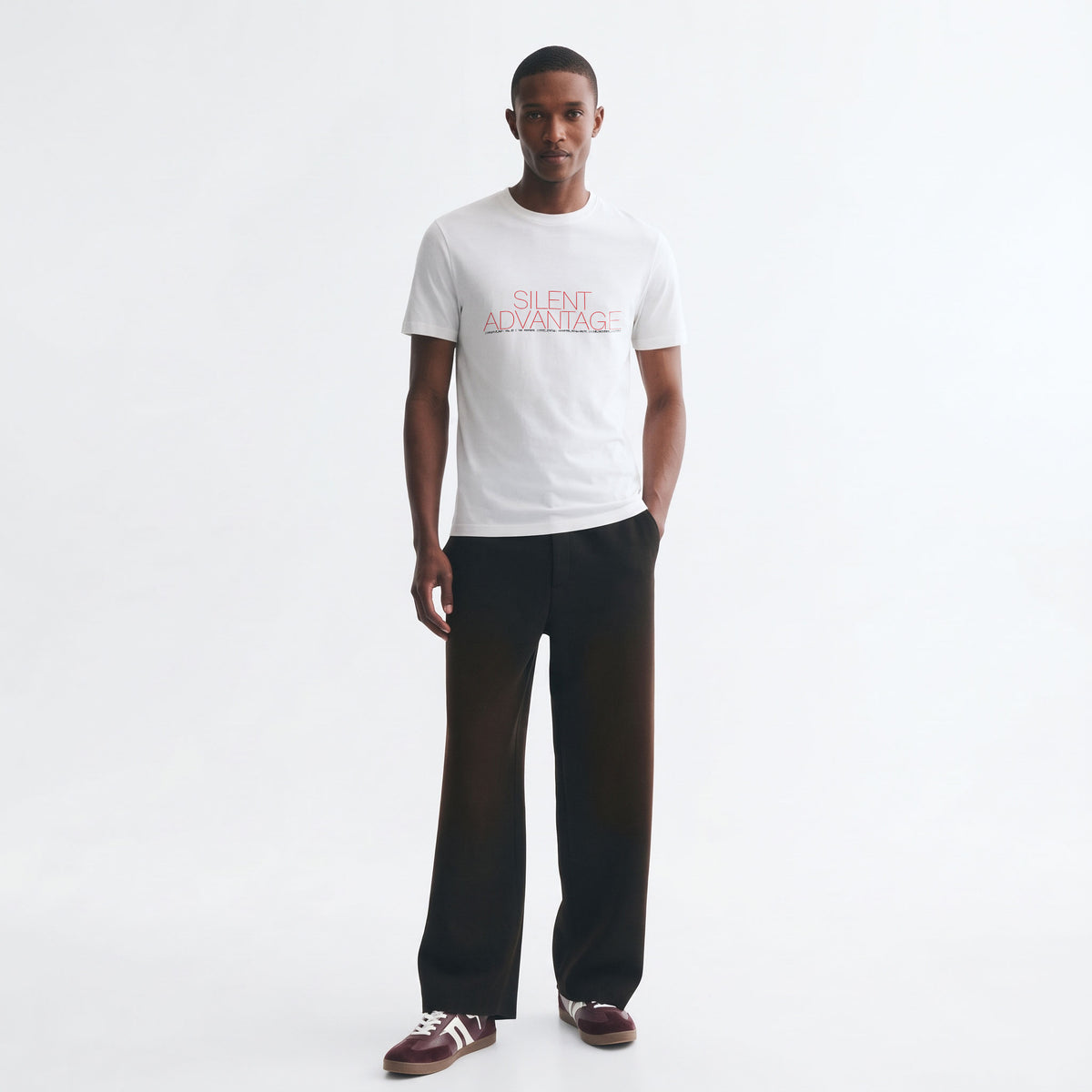 SILENT ADVANTAGE | Unisex Regular Fit Minimalist T-Shirt | Vol. 2