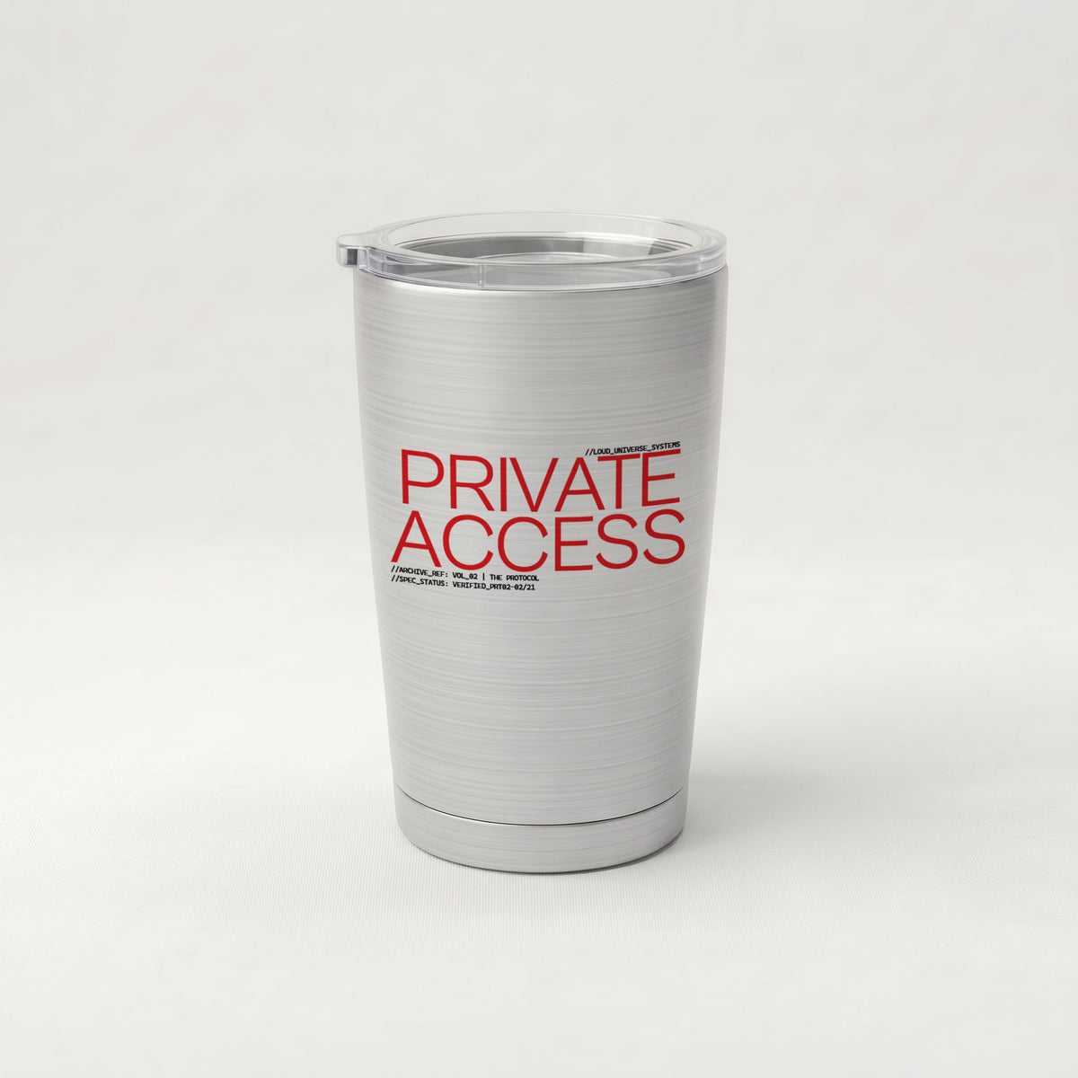 PRIVATE ACCESS | Cone Insulated Tumbler | Vol. 2