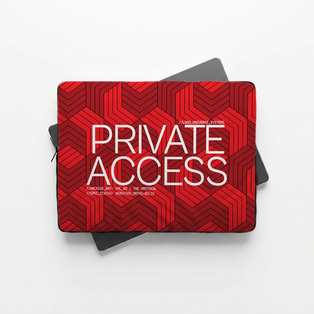 PRIVATE ACCESS | Protective Laptop Sleeve  | Vol. 2