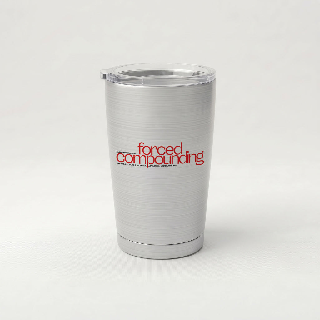 FORCED COMPOUNDING | Cone Insulated Tumbler | Vol. 2