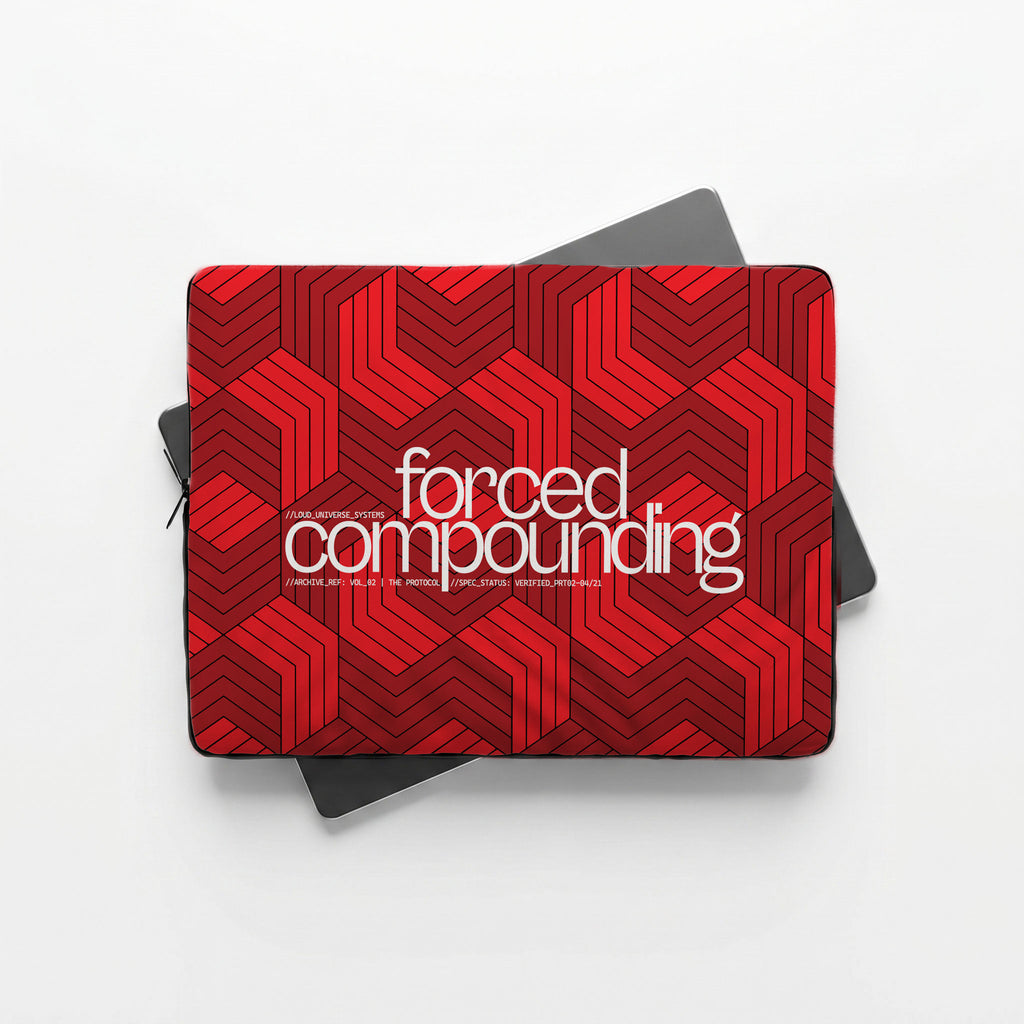 FORCED COMPOUNDING | Protective Laptop Sleeve  | Vol. 2
