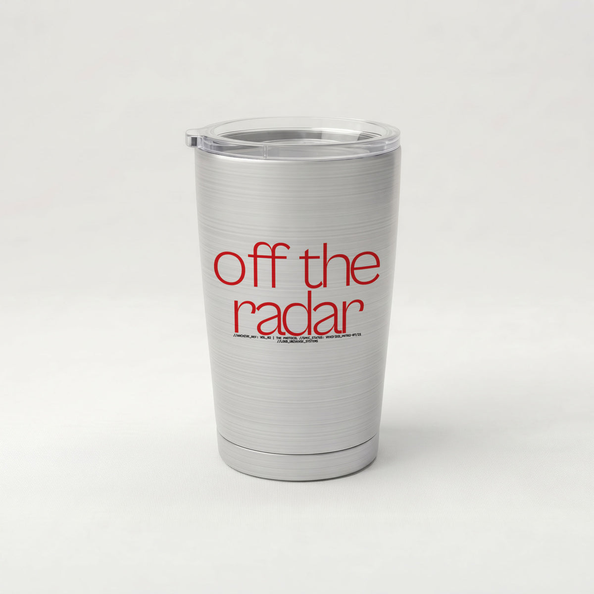 OFF THE RADAR | Cone Insulated Tumbler | Vol. 2